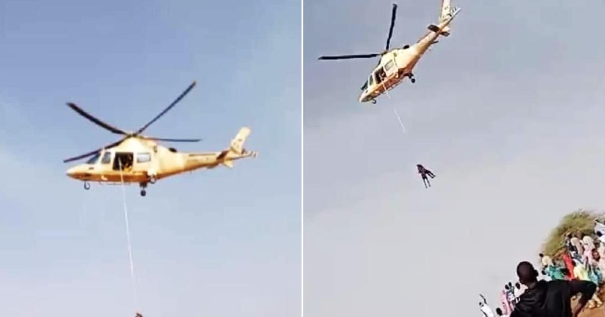 إنقاذ طفل موريتاني حاصرته السيول إنقاذ طفل موريتاني حاصرته السيول