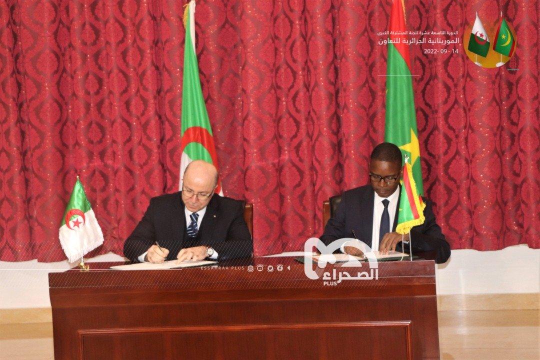 نواكشوط: توقيع 26 اتفاقية بين موريتانيا والجزائر في مجالات مختلفة نواكشوط: توقيع 26 اتفاقية بين موريتانيا والجزائر في مجالات مختلفة