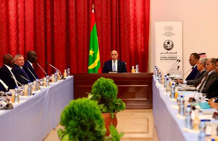 موريتانيا: المجلس الأعلى للاستثمار يجتمع برئاسة الرئيس غزواني موريتانيا: المجلس الأعلى للاستثمار يجتمع برئاسة الرئيس غزواني