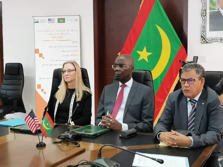 توقيع اتفاقية مع الولايات المتحدة الأمريكية لدعم التعليم في موريتانيا توقيع اتفاقية مع الولايات المتحدة الأمريكية لدعم التعليم في موريتانيا