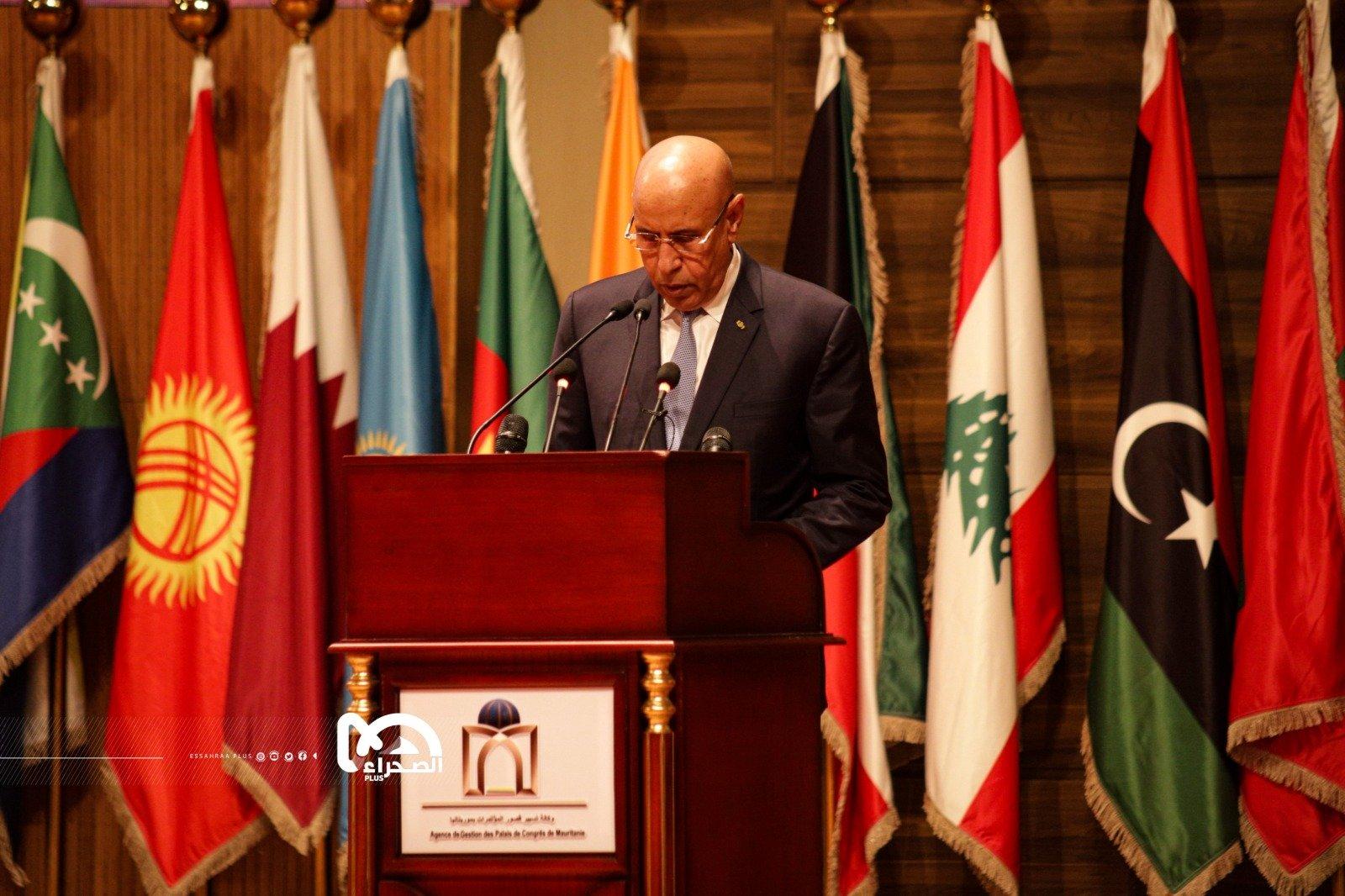 الرئيس غزواني يدعو لمواجهة محاولات تشويه الإسلام بصرامة (فيديو) الرئيس غزواني يدعو لمواجهة محاولات تشويه الإسلام بصرامة (فيديو)