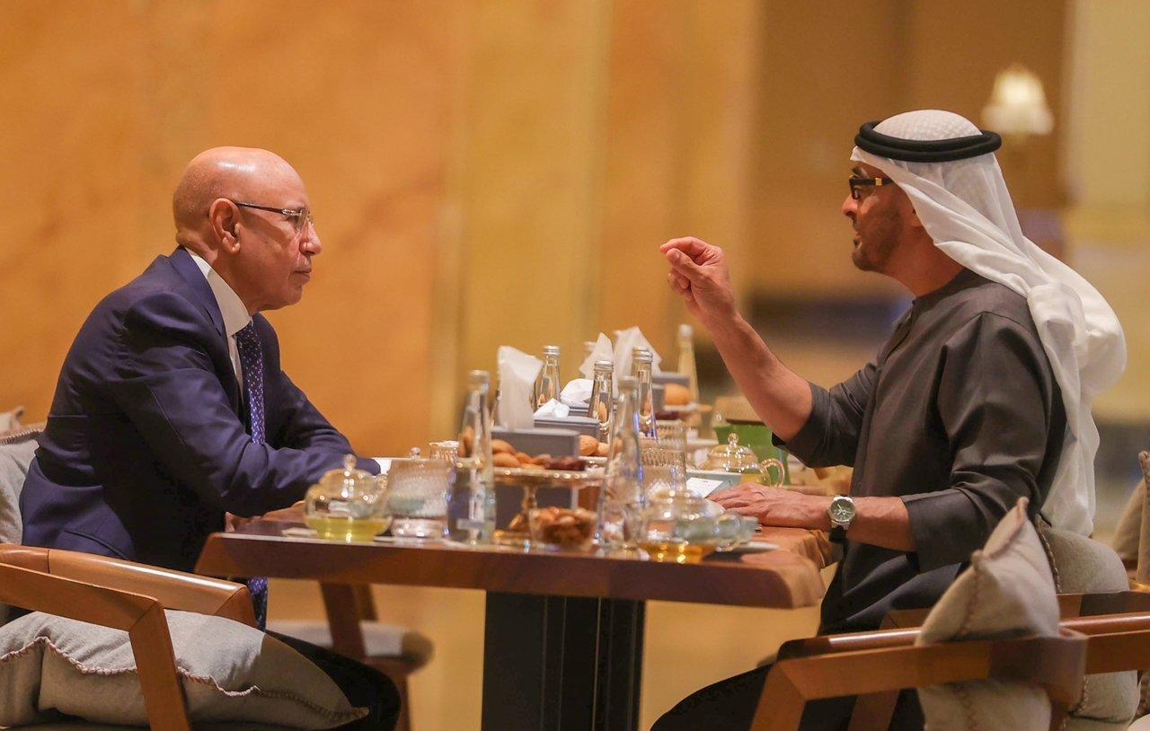 الرئيس غزواني يهنئ نظيره الإماراتي الرئيس غزواني يهنئ نظيره الإماراتي