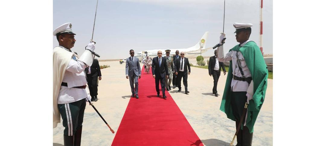 قادما من السعودية.. الرئيس غزواني يعود إلى العاصمة نواكشوط قادما من السعودية.. الرئيس غزواني يعود إلى العاصمة نواكشوط