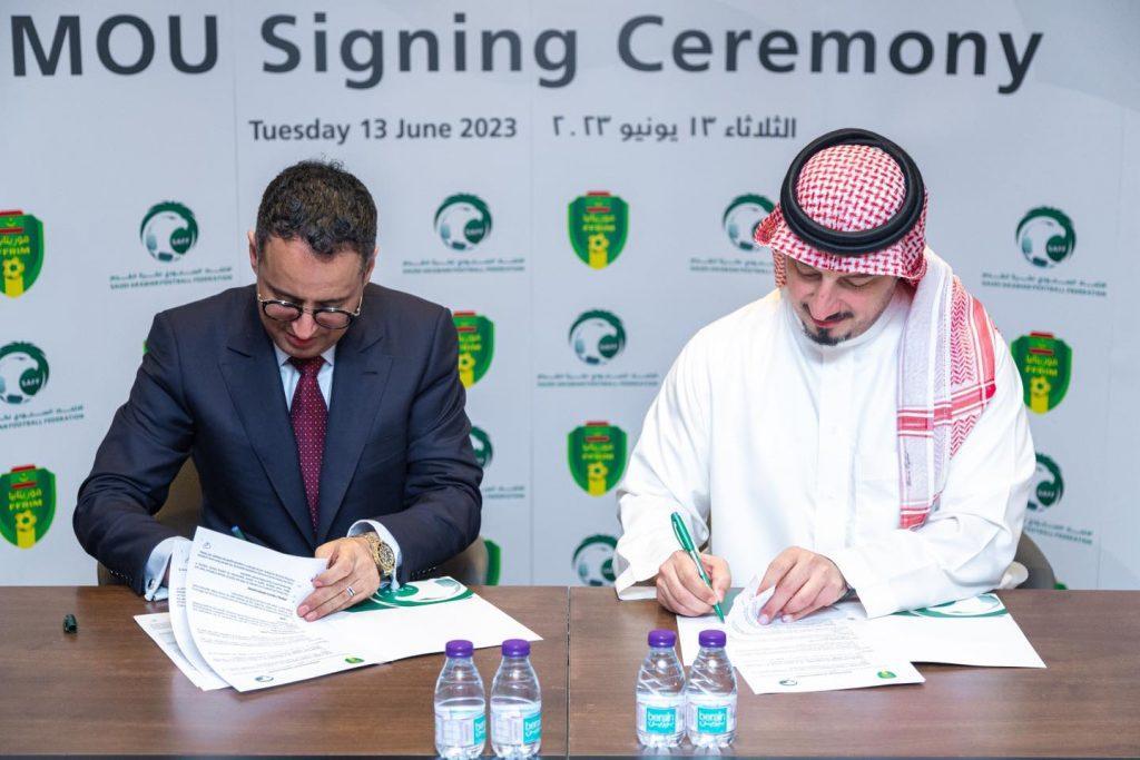 تفاهم موريتاني سعودي لتطوير كرة القدم في البلدين تفاهم موريتاني سعودي لتطوير كرة القدم في البلدين