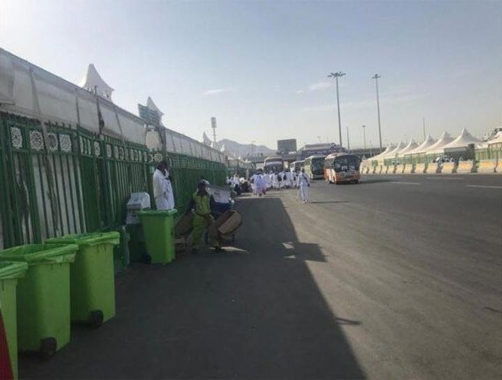 حجاج موريتانيا يصلون إلى منى لقضاء يوم التروية حجاج موريتانيا يصلون إلى منى لقضاء يوم التروية