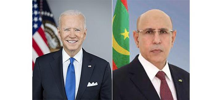رئيس الجمهورية يؤكد حرص موريتانيا على تطوير التعاون مع الولايات المتحدة رئيس الجمهورية يؤكد حرص موريتانيا على تطوير التعاون مع الولايات المتحدة