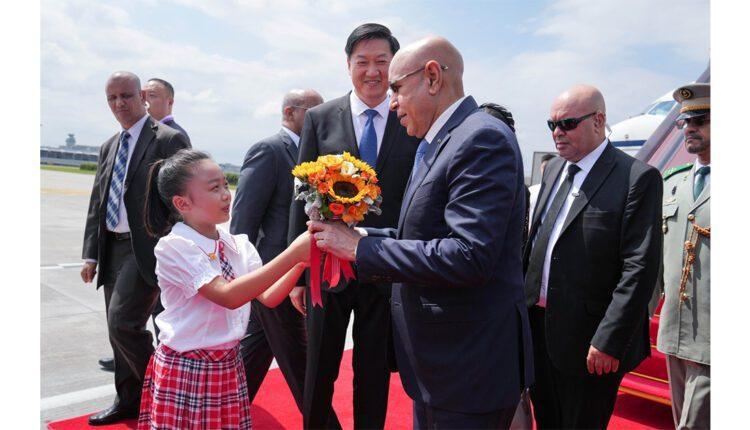 الرئيس غزواني يبدأ زيارة صداقة وعمل للصين الرئيس غزواني يبدأ زيارة صداقة وعمل للصين