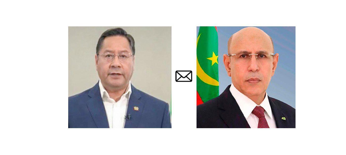رئيس الجمهورية يؤكد اهتمام موريتانيا بتطوير التعاون مع بوليفيا رئيس الجمهورية يؤكد اهتمام موريتانيا بتطوير التعاون مع بوليفيا