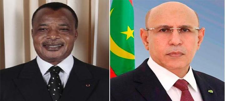 رئيس الجمهورية يهنئ نظيره الكونغولي بعيد بلاده الوطني رئيس الجمهورية يهنئ نظيره الكونغولي بعيد بلاده الوطني