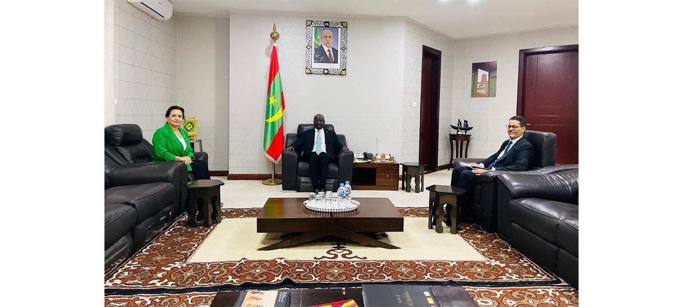 وزير الشؤون الخارجية يستقبل السفيرة الإسبانية وزير الشؤون الخارجية يستقبل السفيرة الإسبانية