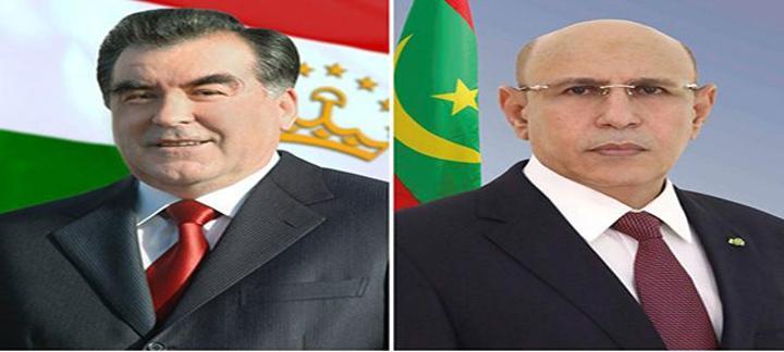 رئيس الجمهورية يؤكد حرص موريتانيا على تطوير علاقات التعاون مع جمهورية طاجيكستان رئيس الجمهورية يؤكد حرص موريتانيا على تطوير علاقات التعاون مع جمهورية طاجيكستان