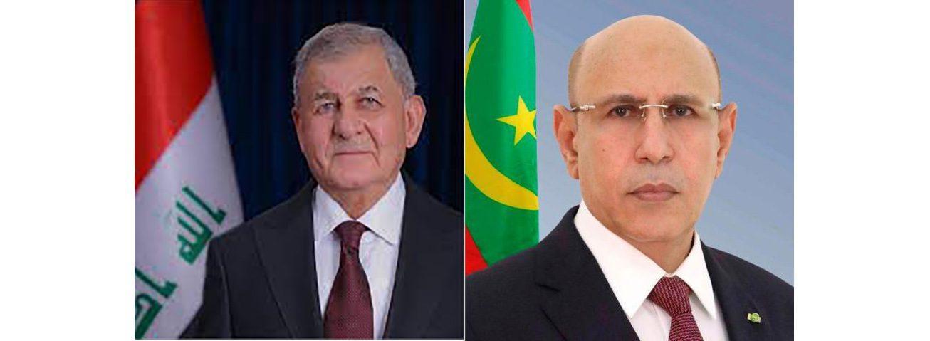 رئيس الجمهورية يهنئ الرئيس العراقي بالعيد الوطني لبلاده رئيس الجمهورية يهنئ الرئيس العراقي بالعيد الوطني لبلاده