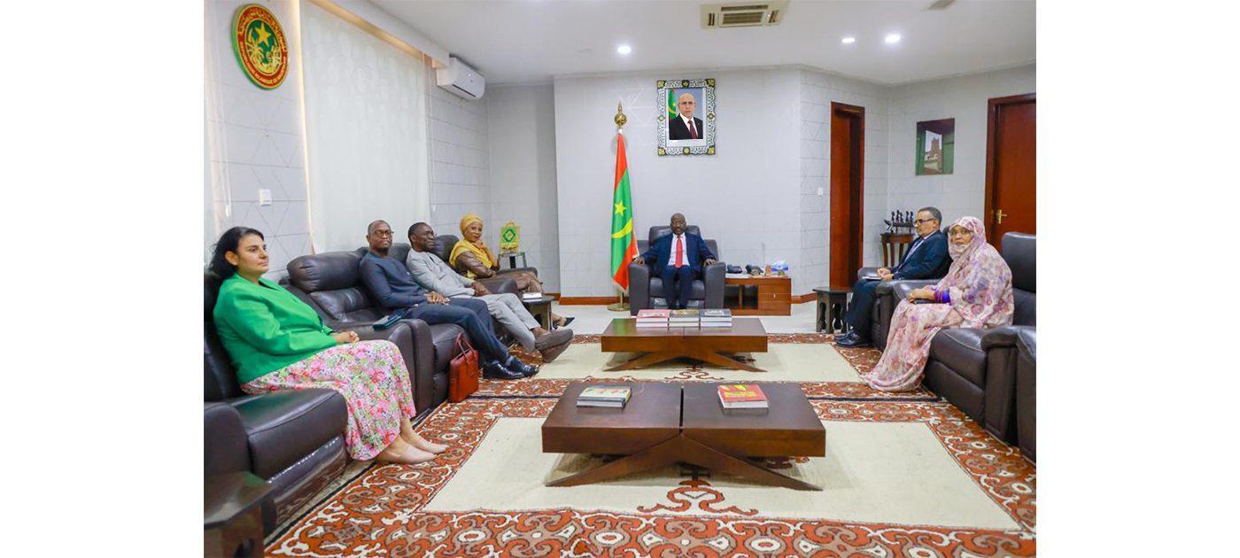 وزير الشؤون الخارجية يستقبل وفدا من منظمة الأمم المتحدة وزير الشؤون الخارجية يستقبل وفدا من منظمة الأمم المتحدة