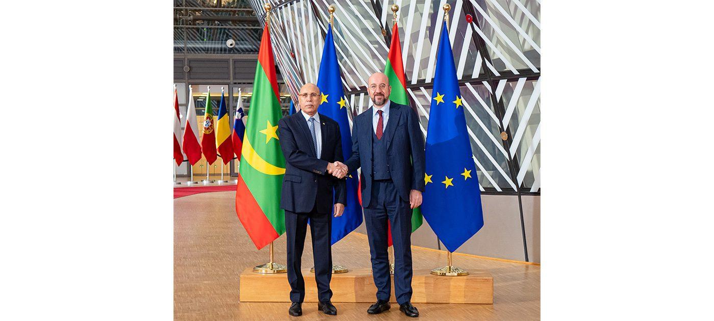 رئيس الجمهورية يلتقي رئيس المجلس الأوروبي رئيس الجمهورية يلتقي رئيس المجلس الأوروبي