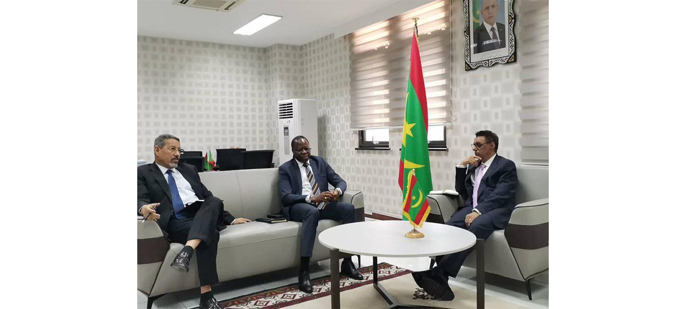 وزير الاقتصاد يستقبل الأمين التنفيذي لمجموعة دول الساحل الخمس وزير الاقتصاد يستقبل الأمين التنفيذي لمجموعة دول الساحل الخمس