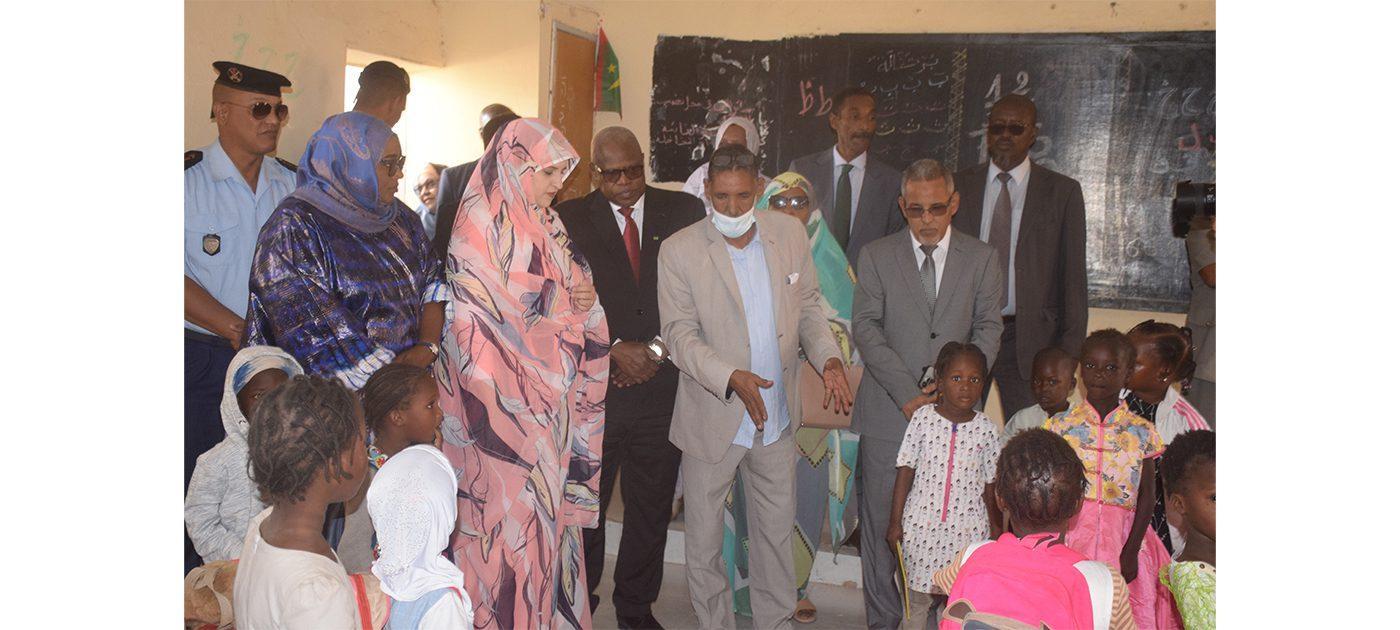 وزيرة العمل الاجتماعي تؤدي زيارة لعدد من رياض الأطفال في ولاية نواكشوط الجنوبية وزيرة العمل الاجتماعي تؤدي زيارة لعدد من رياض الأطفال في ولاية نواكشوط الجنوبية