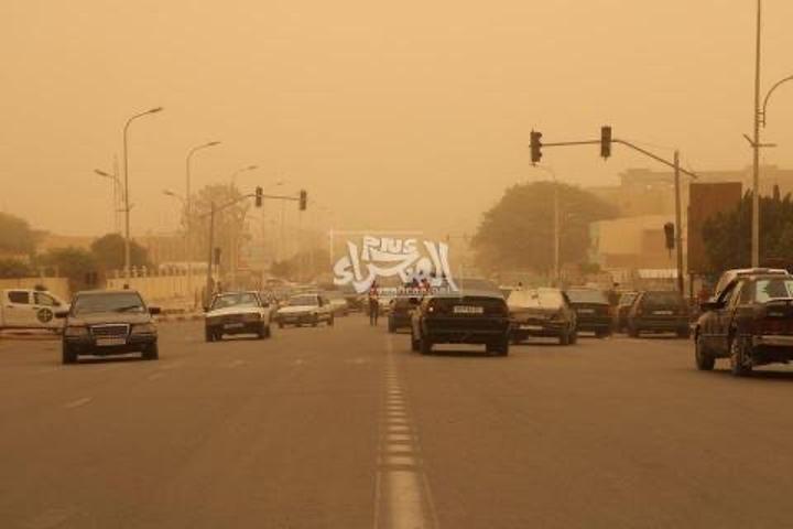 توقع تأثر الرؤية بفعل الأتربة على مناطق متفرقة من البلاد توقع تأثر الرؤية بفعل الأتربة على مناطق متفرقة من البلاد