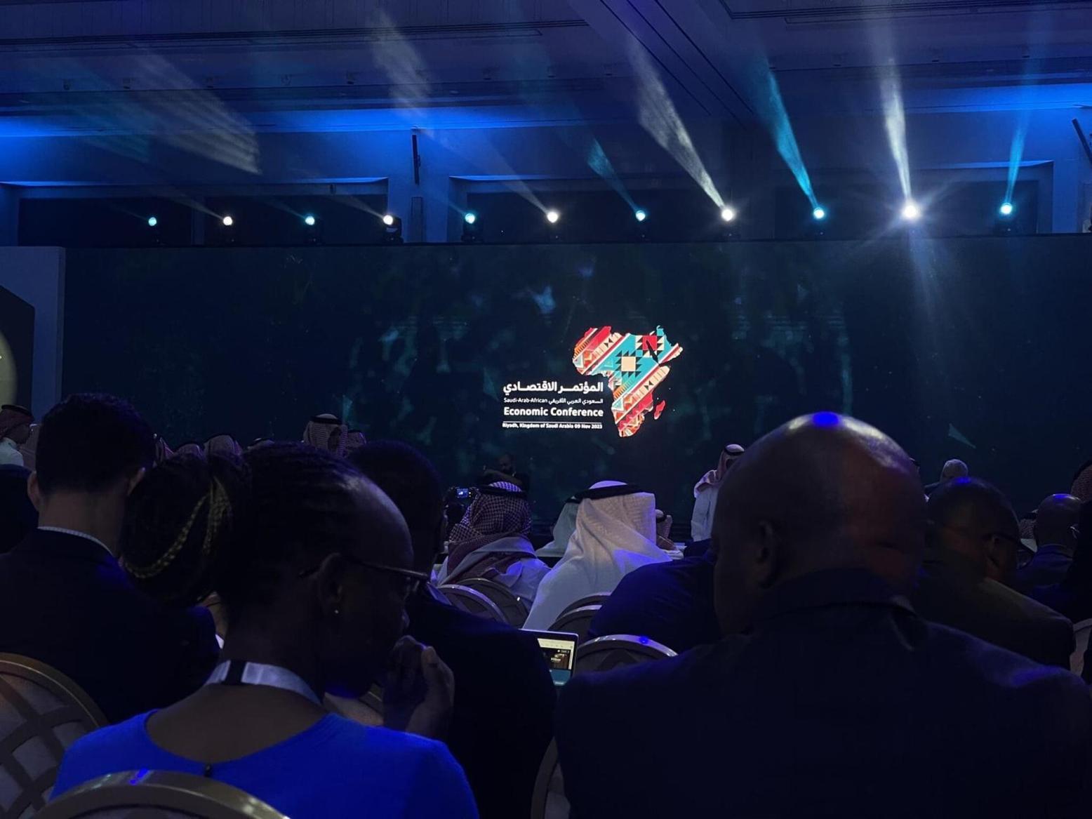 انطلاق المؤتمر الاقتصادي السعودي العربي الأفريقي في الرياض انطلاق المؤتمر الاقتصادي السعودي العربي الأفريقي في الرياض