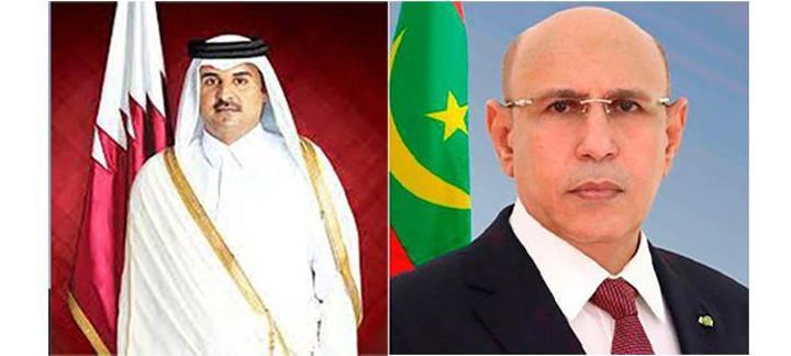 رئيس الجمهورية يؤكد لأمير قطر حرصه على تعزيز وتطوير علاقات التعاون بين البلدين رئيس الجمهورية يؤكد لأمير قطر حرصه على تعزيز وتطوير علاقات التعاون بين البلدين