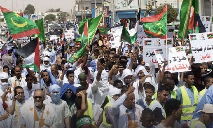 موريتانيا وغزة: وقفات احتجاج متواصلة أمام السفارة الأمريكية ومقترحات لمترشحي الرئاسة لتعزيز المناصرة وموقف رسمي مؤازر موريتانيا وغزة: وقفات احتجاج متواصلة أمام السفارة الأمريكية ومقترحات لمترشحي الرئاسة لتعزيز المناصرة وموقف رسمي مؤازر