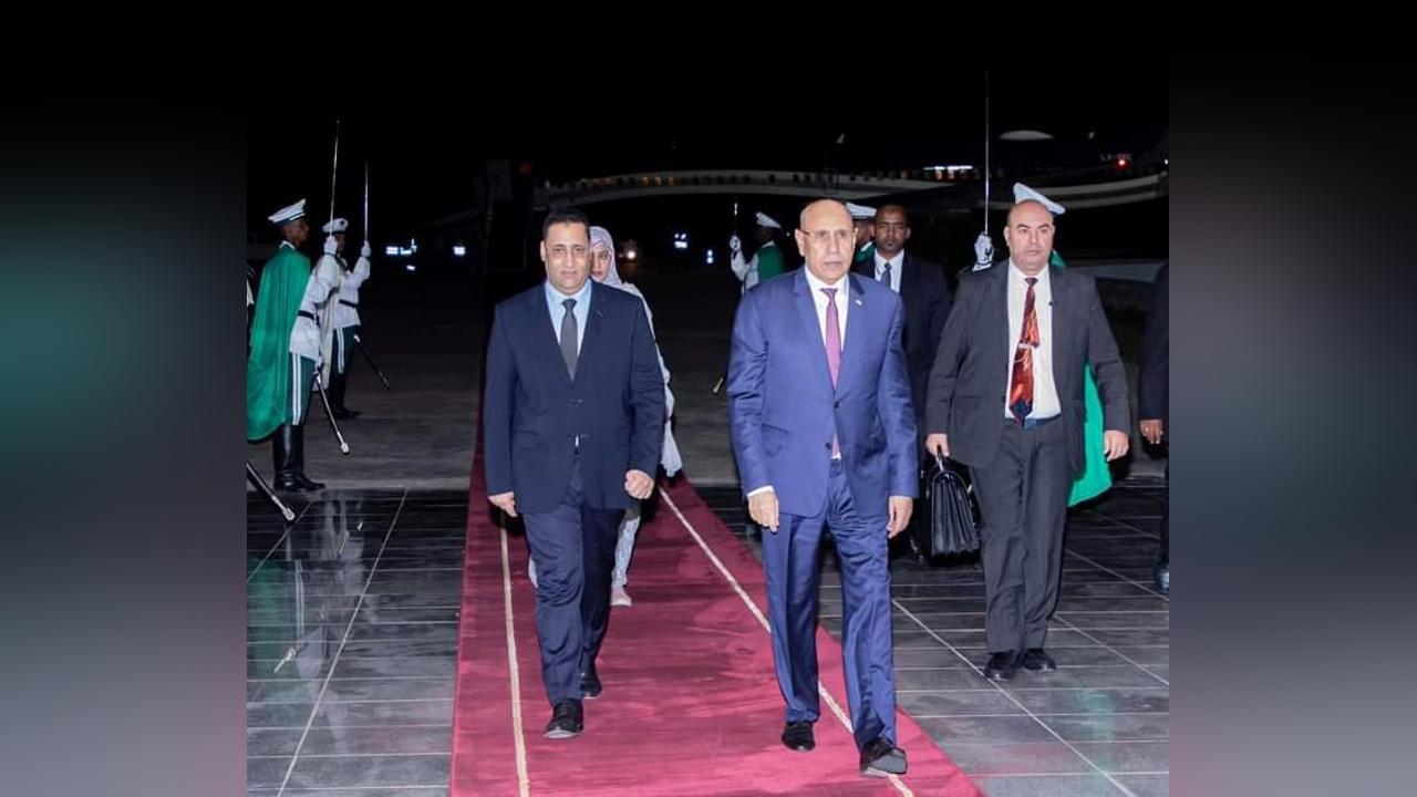 قادما من بيجين.. الرئيس غزواني يعود إلى العاصمة نواكشوط قادما من بيجين.. الرئيس غزواني يعود إلى العاصمة نواكشوط