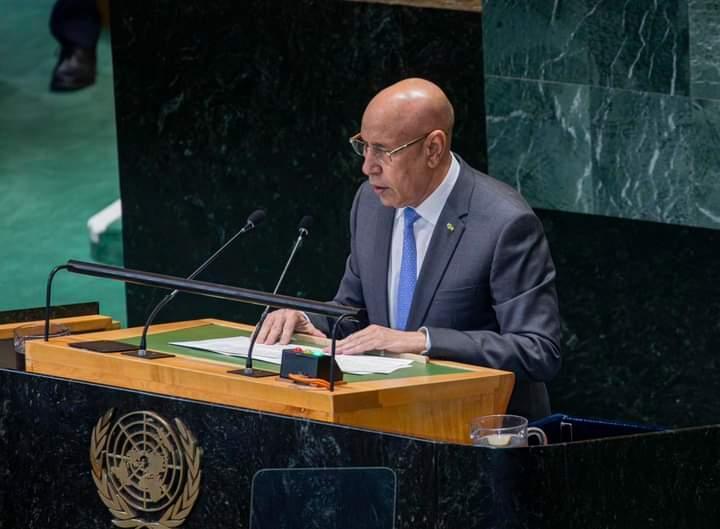 الرئيس غزواني: ندين الإبادة التي تمارسها اسرائيل في فلسطين واعتداءاتها على لبنان الرئيس غزواني: ندين الإبادة التي تمارسها اسرائيل في فلسطين واعتداءاتها على لبنان
