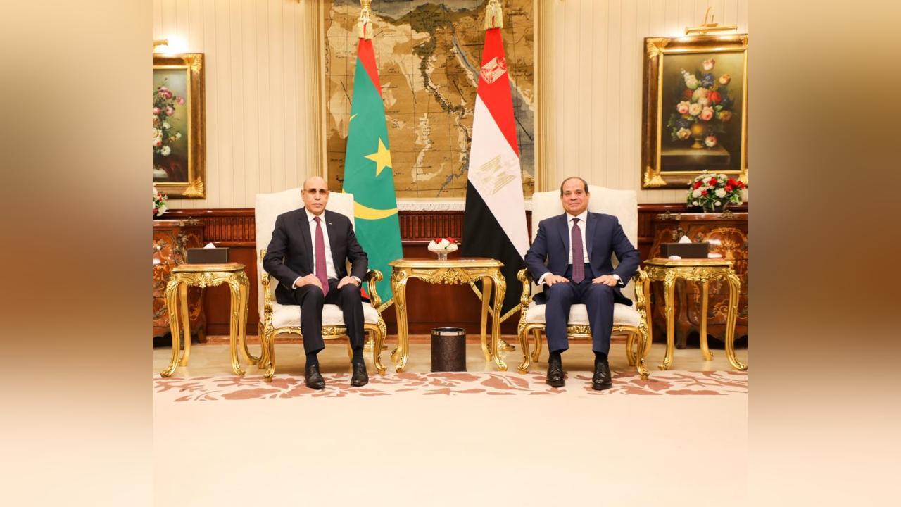 السيسي: مصر تدعم رئاسة موريتانيا الحالية للاتحاد الإفريقي السيسي: مصر تدعم رئاسة موريتانيا الحالية للاتحاد الإفريقي