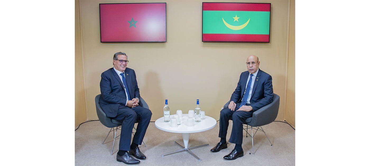 الرئيس الموريتاني يلتقي رئيس الحكومة المغربية في باريس الرئيس الموريتاني يلتقي رئيس الحكومة المغربية في باريس