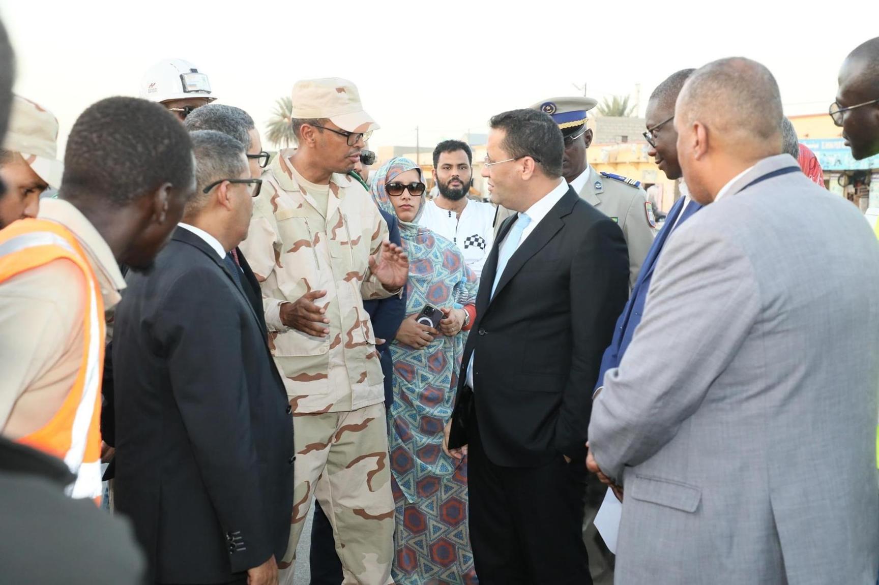 الوزير الأول يحث على تسريع وتيرة أشغال شبكة الطرق بنواكشوط الوزير الأول يحث على تسريع وتيرة أشغال شبكة الطرق بنواكشوط