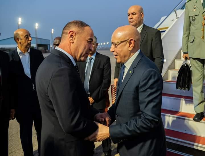 الرئيس غزواني يصل ليبيا في مهمة الرئيس غزواني يصل ليبيا في مهمة