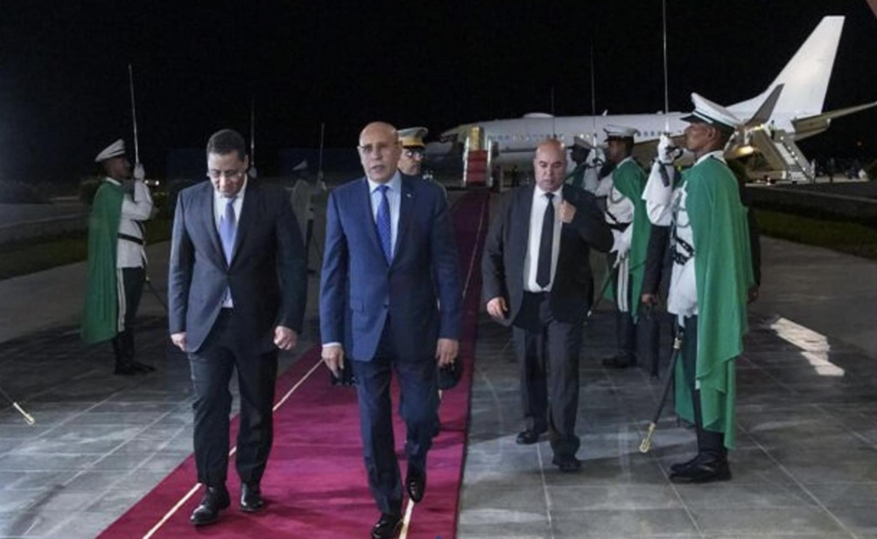 بعد جولة قادته لليبيا.. الرئيس غزواني يعود لنواكشوط بعد جولة قادته لليبيا.. الرئيس غزواني يعود لنواكشوط