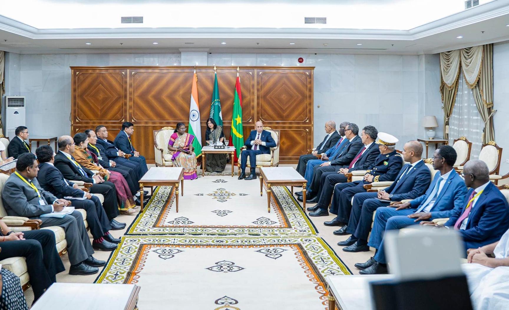 موريتانيا والهند تشددان على ضرورة تطوير علاقاتهما الثنائية موريتانيا والهند تشددان على ضرورة تطوير علاقاتهما الثنائية