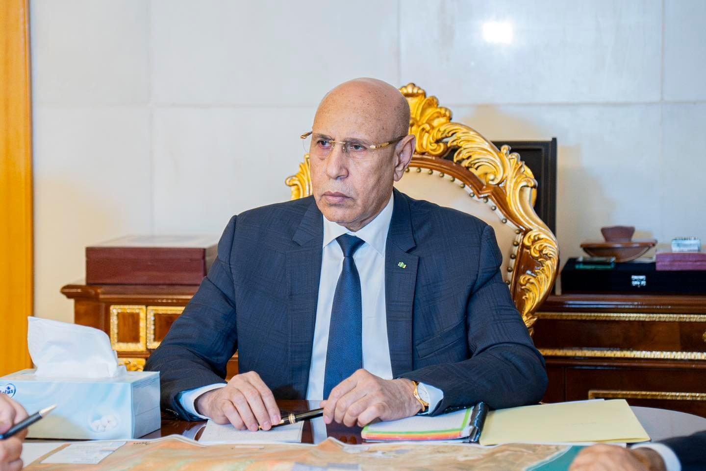 الرئيس غزواني: نتمنى أن تضع الحرب الغاشمة على فلسطين أوزارها الرئيس غزواني: نتمنى أن تضع الحرب الغاشمة على فلسطين أوزارها