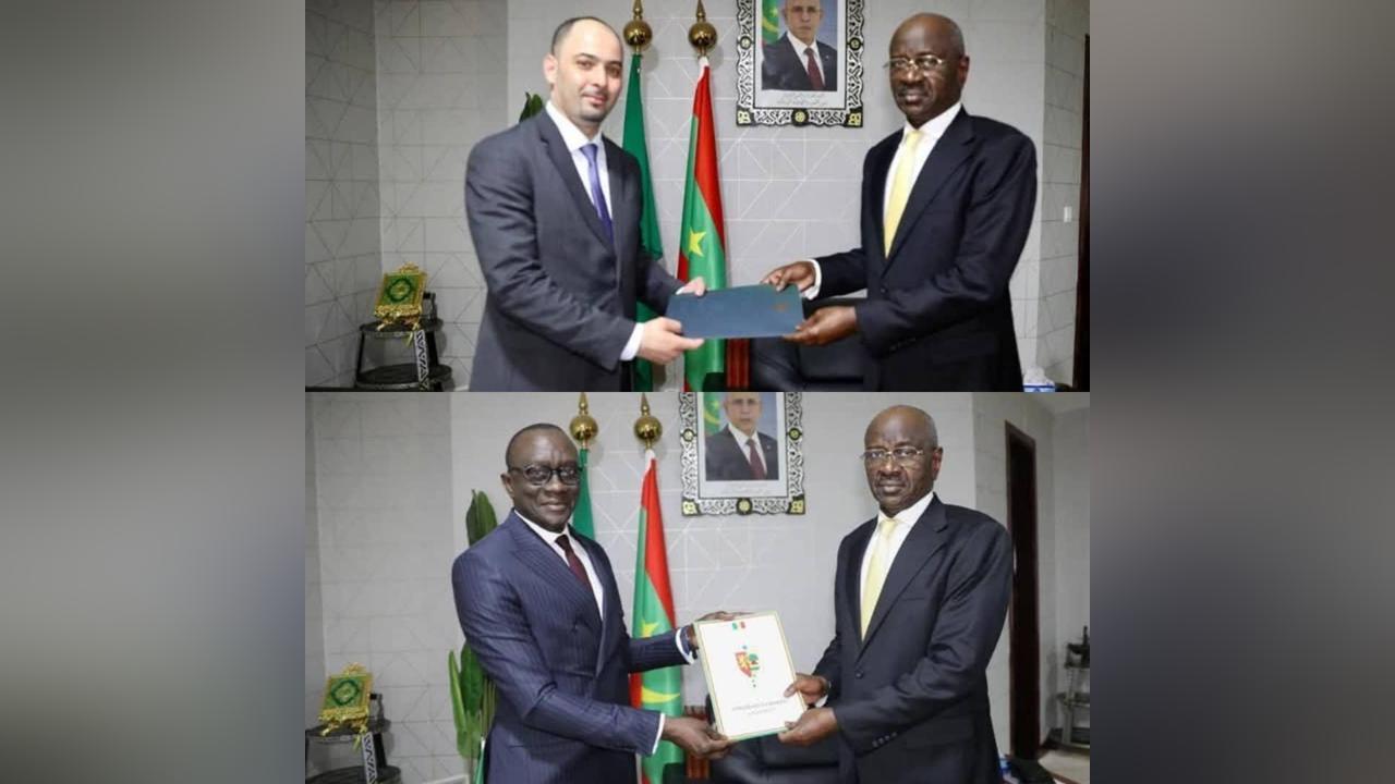 نواكشوط: سفيرا الجزائر والسنغال الجديدان يتسلمان مهامهما نواكشوط: سفيرا الجزائر والسنغال الجديدان يتسلمان مهامهما