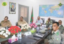 موريتانيا والمغرب تبحثان تعزيز التعاون العسكري موريتانيا والمغرب تبحثان تعزيز التعاون العسكري
