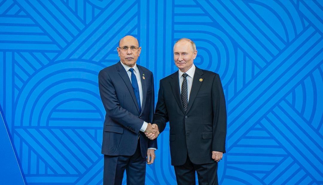 غزواني: موريتانيا تسعى لتطوير التعاون مع روسيا غزواني: موريتانيا تسعى لتطوير التعاون مع روسيا
