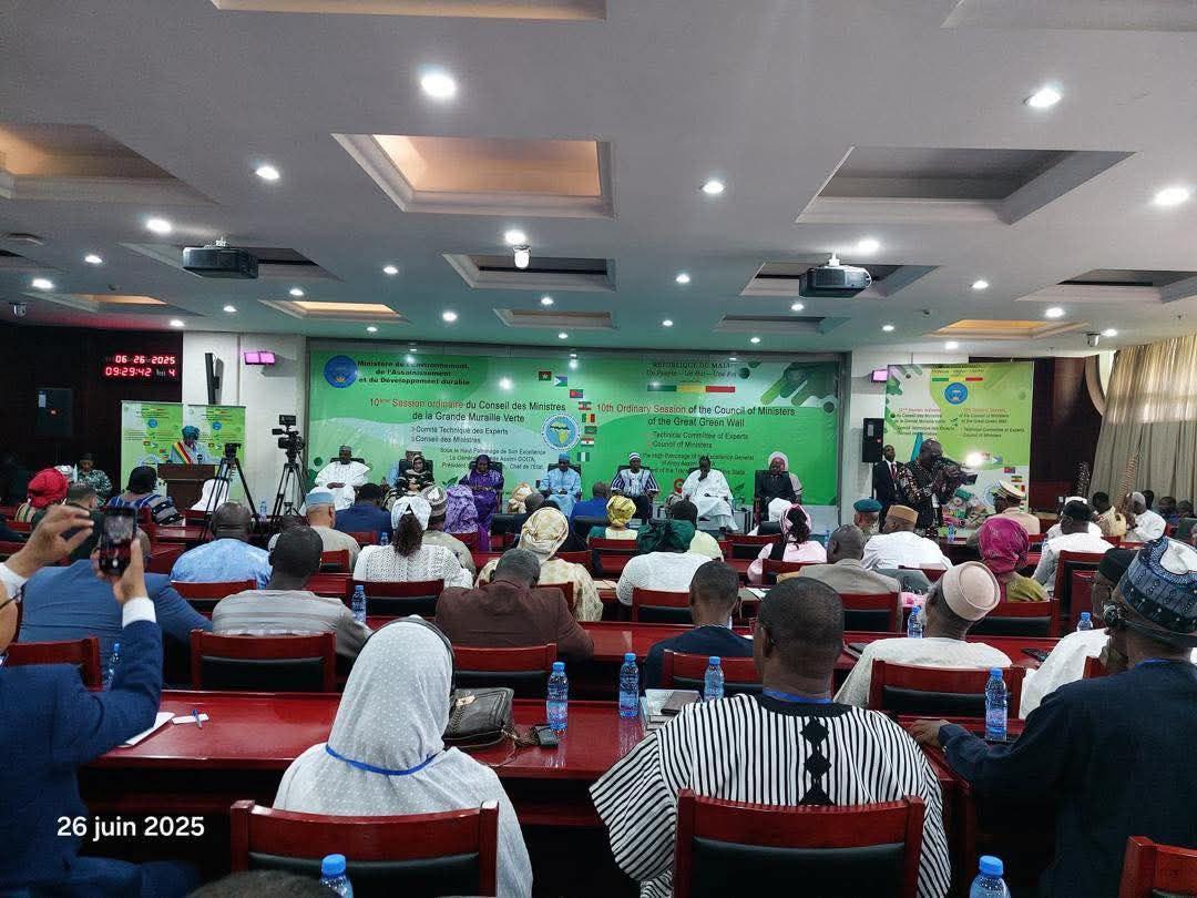 موريتانيا تؤكد التزامها بمبادرة السور الأخضر بباماكو موريتانيا تؤكد التزامها بمبادرة السور الأخضر بباماكو