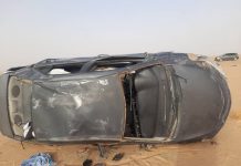 وفاة شخص وإصابة آخر في حادث سير على طريق نواكشوط- نواذيبو وفاة شخص وإصابة آخر في حادث سير على طريق نواكشوط- نواذيبو