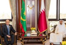 موريتانيا تتضامن مع قطر ورئيسها يهاتف الشيخ تميم موريتانيا تتضامن مع قطر ورئيسها يهاتف الشيخ تميم