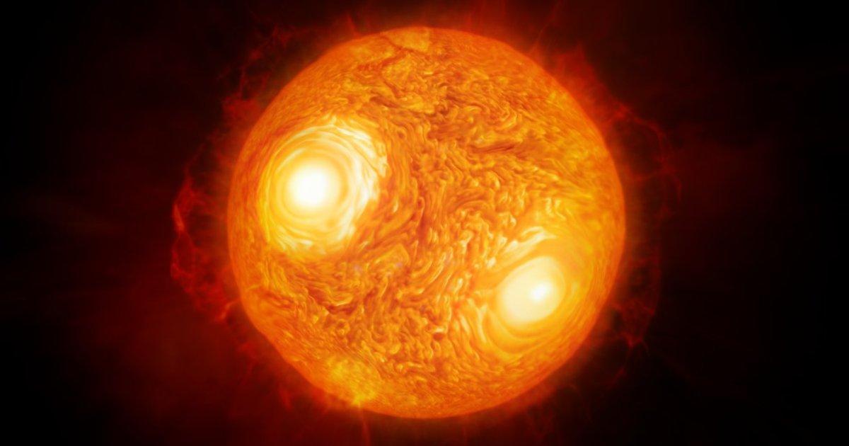 رصدنا نجما عملاقا أحمر قبل انفجاره مباشرة رصدنا نجما عملاقا أحمر قبل انفجاره مباشرة