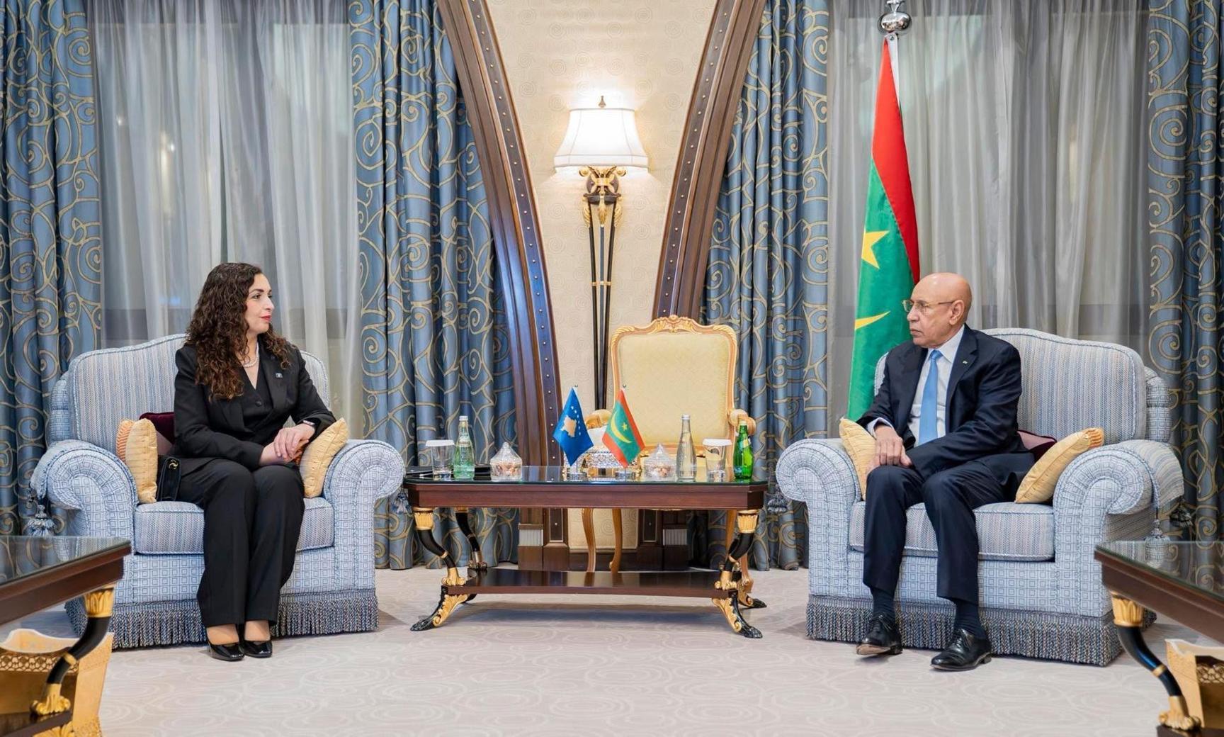 الرياض: الرئيس غزواني يبحث مع رئيسة كوسوفو علاقات البلدين الرياض: الرئيس غزواني يبحث مع رئيسة كوسوفو علاقات البلدين