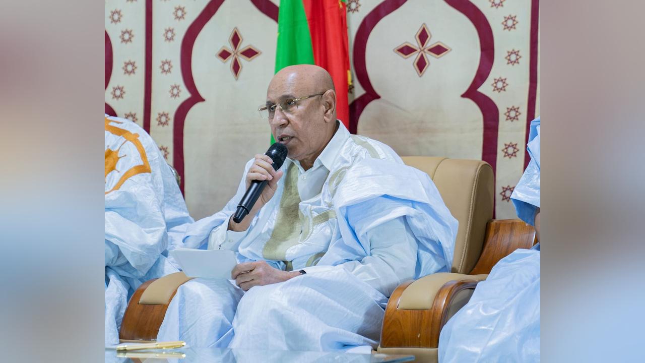 غزواني: توفير الحليب لمصنع النعمة يعزز التنمية غزواني: توفير الحليب لمصنع النعمة يعزز التنمية