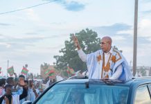 غزواني يصل تمبدغه في جولته بالحوض الشرقي غزواني يصل تمبدغه في جولته بالحوض الشرقي