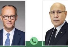 غزواني والمستشار الألماني يناقشان الاقتصاد والطاقة غزواني والمستشار الألماني يناقشان الاقتصاد والطاقة