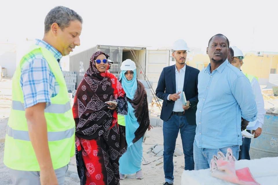 مديرة Anesp تتفقد أشغال 9 مراكز صحية بنواكشوط قيد الإنجاز مديرة Anesp تتفقد أشغال 9 مراكز صحية بنواكشوط قيد الإنجاز