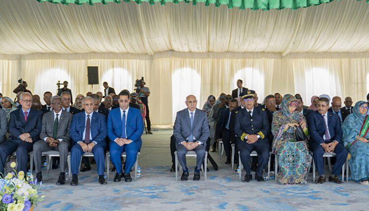 غزواني يضع حجر الأساس لنصب الأمة ومقر ANAC غزواني يضع حجر الأساس لنصب الأمة ومقر ANAC