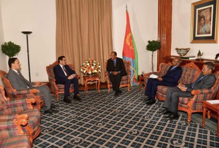 رئيس إريتريا: نسعى إلى توسيع مجالات الشراكة مع موريتانيا رئيس إريتريا: نسعى إلى توسيع مجالات الشراكة مع موريتانيا