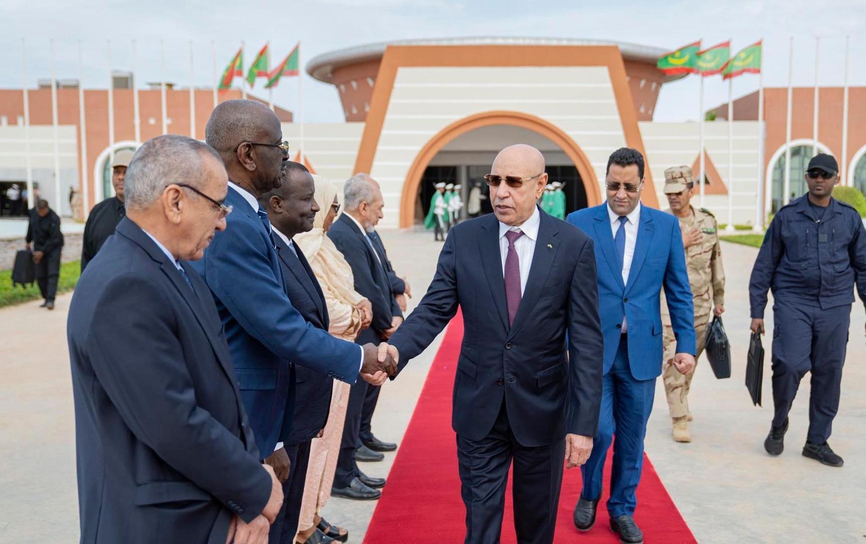 غزواني يغادر إلى قطر للمشاركة في منتدى الدوحة في نسخته 23 غزواني يغادر إلى قطر للمشاركة في منتدى الدوحة في نسخته 23