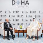 الدوحة: الرئيس غزواني يجري مباحثات مع أمير قطر الدوحة: الرئيس غزواني يجري مباحثات مع أمير قطر