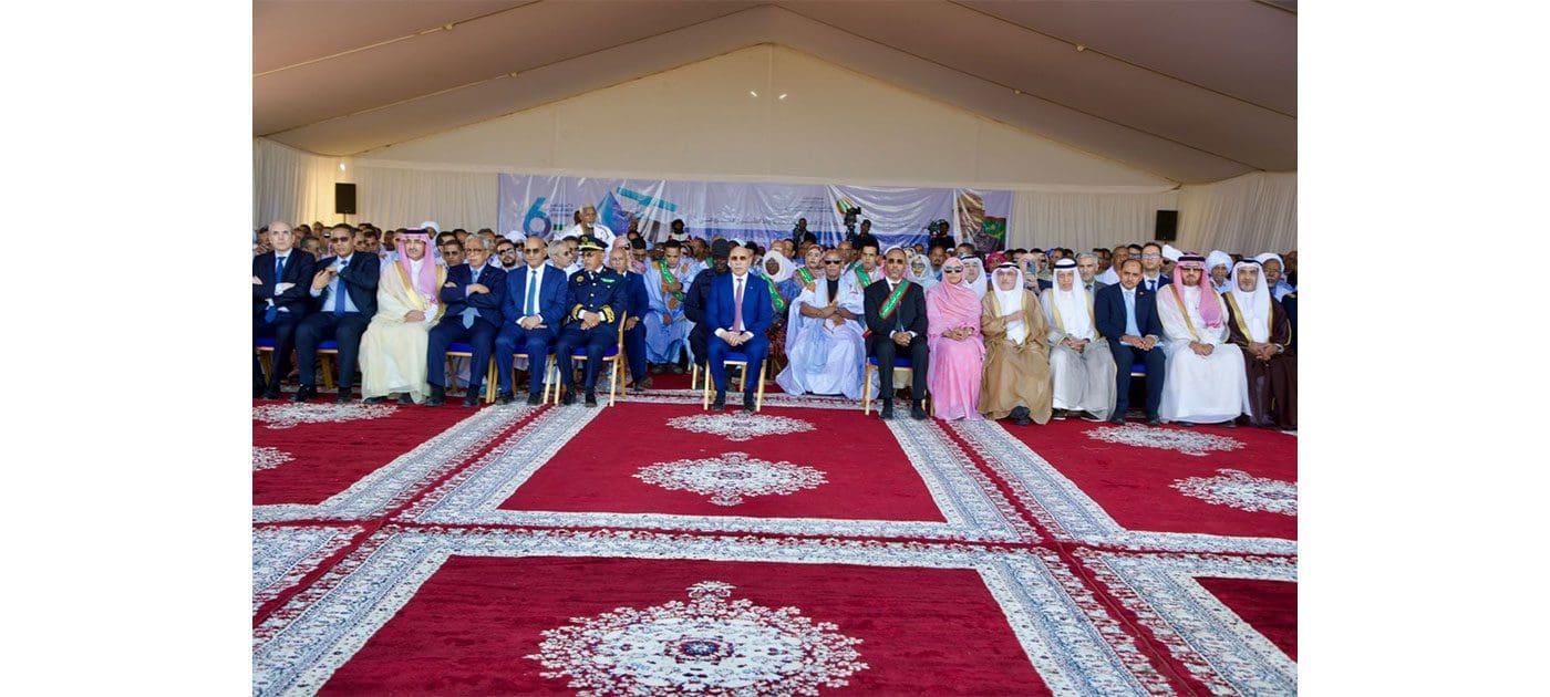 غزواني يضع حجر الأساس لمشروع مياه غزواني يضع حجر الأساس لمشروع مياه